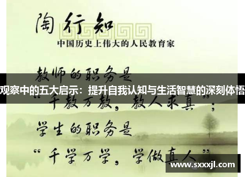 观察中的五大启示：提升自我认知与生活智慧的深刻体悟